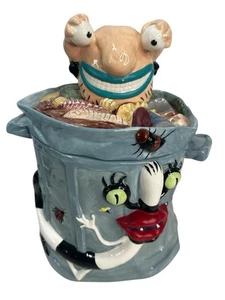 AAAHH!!! REAL MONSTERS Trash Can Cookie Jar Viacom 1996 - VERY RARE - Picture 1 of 17