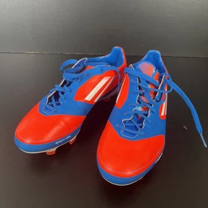 Adidas F50 TRX FG Adizero Fußballschuhe Junioren US Größe 4,5 Synthetik blau rot - Bild 1 von 9