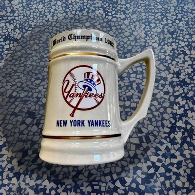 NUEVA YORK YANKEES GIGANTES DE SAN FRANCISCO 1962 RARO Serie Mundial Stein Foto 1 de 4