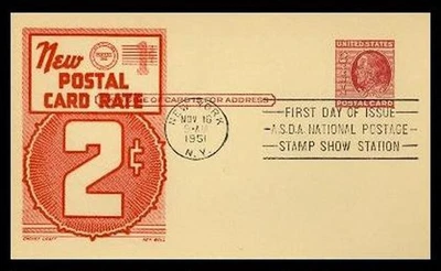 UX38 2c FRANKLIN PC FIRST DAY COVER - CACHET CRAFT - Image 1 of 2