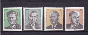 DDR MNH ** 2454-7 SC 2040-3 Labor leaders - Picture 1 of 1