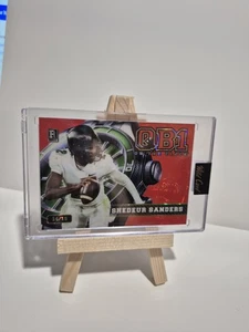 Shedeur Sanders RC 2025 Wild Card QB1 "On The Clock"-  Rookie Card 14/15 - Picture 1 of 3