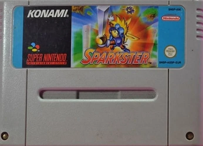 Видеоигра Sparkster — приключенческий экшн-платформер Nintendo Super NES SNES - Изображение 1 из 1