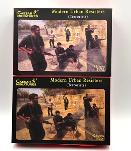 2 Caesar Miniatures #031 - RETIRED - Modern Urban Resisters - Maßstab 1:72 NEU - Bild 1 von 5