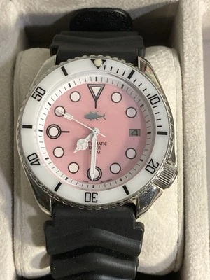 Custom Mod SEIKO diver "Mercedes" set PINK MOP 7002 - NOT RUNNING - Image 1 of 4
