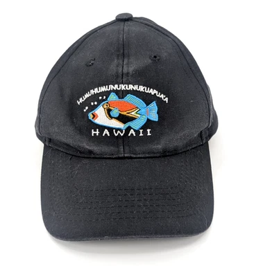 Gorra de béisbol negra Hawaii Tropical Fish Humuhumunukunukuapua'a SnapBack Foto 1 de 4