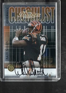 2000 Playoff Prestige #CL69 Akili Smith Team Checklists Autograph Team Issue - Picture 1 of 2