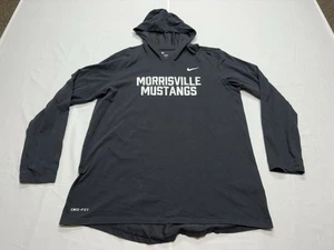 SUNY Morrisville Mustangs Nike Dri Fit Herren Langarmshirt mit Kapuze Größe Large - Bild 1 von 7