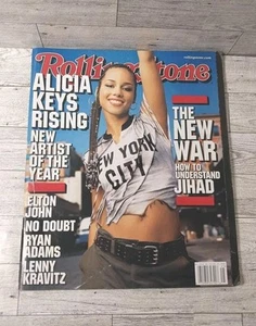 ALICIA KEYS Elton John Understanding Jihad In Nov 2001 Rolling Stone Magazine - Picture 1 of 2
