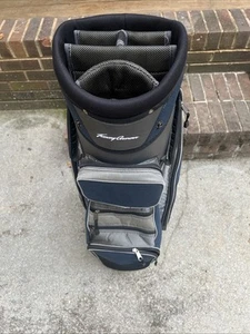 Tommy Armour Carrello divisorio a 5 vie borsa da golf blu e argento - Foto 1 di 13