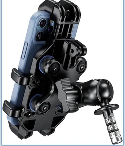 BRCOVAN Motorrad Handyhalter mit Vibrationsdämpfer Anti-Shake - Bild 1 von 5