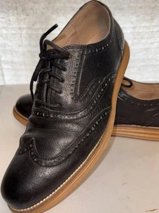 Cole Haan Original Grand 10.5 M Herrenschuhe Schwarz Oxford Leder Freizeitschuhe - Bild 1 von 8