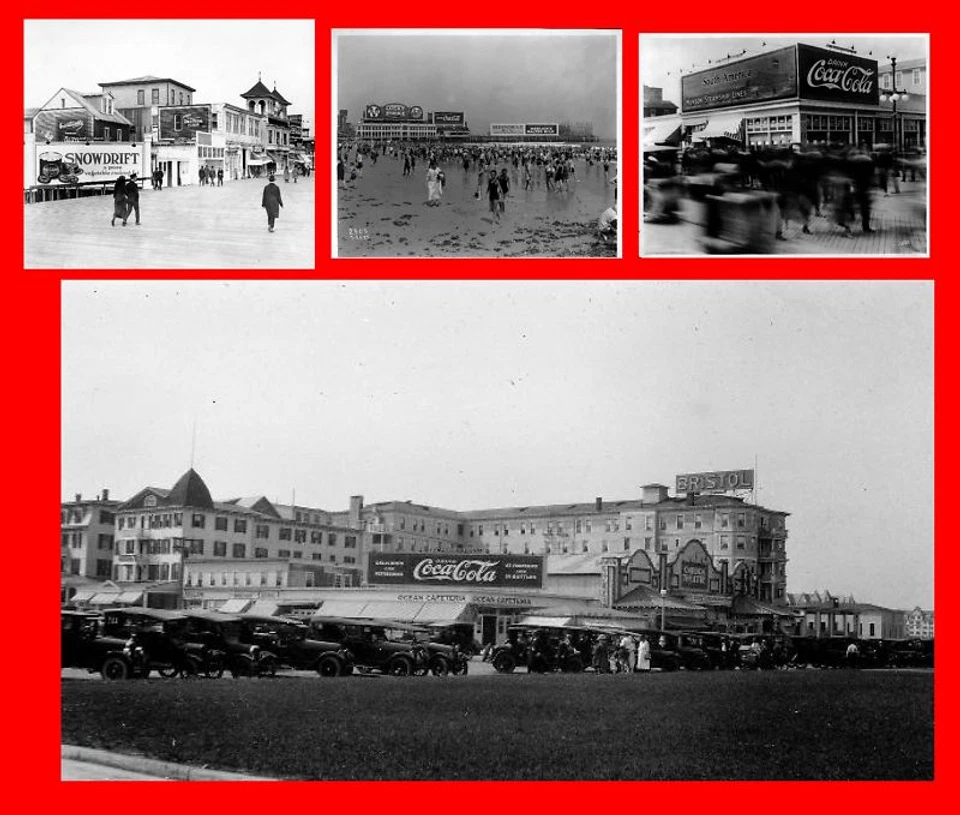 75 Collectible Black and White PHOTOS COCA COLA SIGNS - Image 1 of 1