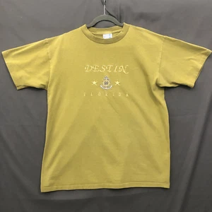 Vintage Florida T-Shirt Destin Mens Large Green Single Stitch Lexington USA - Picture 1 of 14