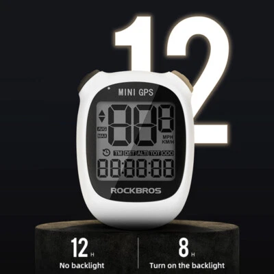 ROCKBROS Wireless Bicycle Computer ANT+ GPS Cycling Computer +Bicycle Mount - Image 1 of 4