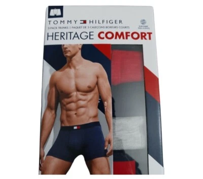 Tommy Hilfiger Heritage Comfort Boxers Briefs 3-Pack  Size Large 36-38 NWT - Image 1 of 4