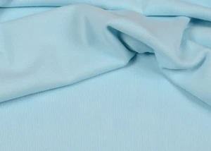 Bündchenstrick Bündchen aqua blau Hilco 25 cm Strickbündchen Schlauchware - Bild 1 von 1