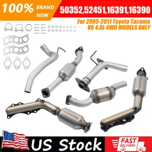 Front&Rear Manifold Catalytic+Rear Y-Cat Set for 05-11 Toyota Tacoma 4.0L 4.W.D. - Picture 1 of 12