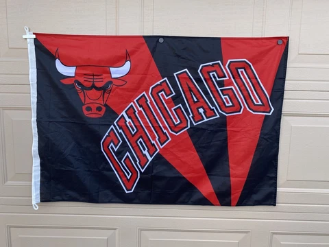 Bulls FLAG 3X5 Chicago Banner American Basketball FL3 Cover
