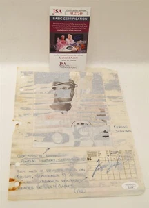 FERGIE JENKINS Chicago Cubs Autographed Cut Page COA/JSA - Picture 1 of 7