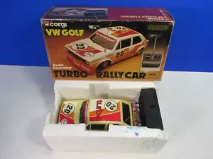 vintage CORGI VW GOLF TURBO RALLY CAR R/C remote radio control SPARES REPAIR - Picture 1 of 16