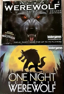 Ultimate Werewolf Deluxe Edition & One Night Ultimate Set 2 Games -Ted Alspach - Image 1 of 4