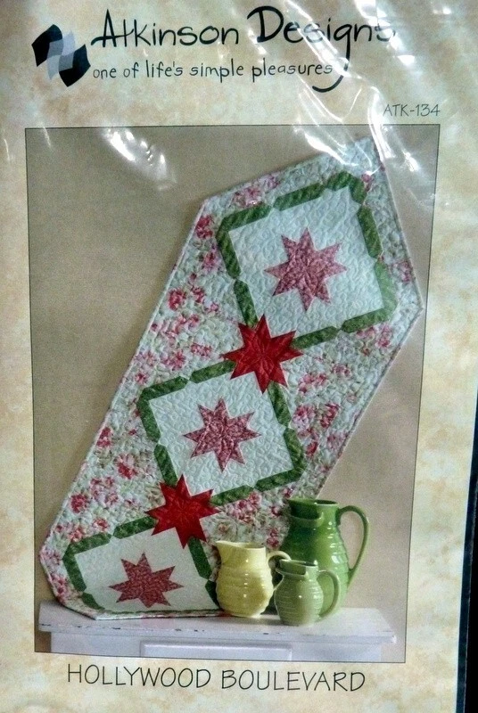 *Hollywood Boulevard Runner Sewing Pattern by Terry Atkinson Uncut - Image 1 of 1