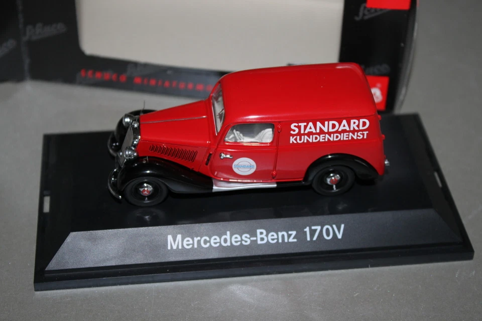 Schuco 77183 MB 170V Scatola Standard Servizio Clienti 1:43 Vetrina Conf. Orig. - Immagine 1 di 1
