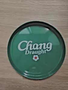 Chang Biertablett original berühmtes thailändisches Bier Sammlerstück Wechsel Zug Vintage selten - Bild 1 von 3