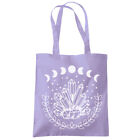 Crystals Tote Shopping Bag Moon Crystal Healing Health Quartz Gift Quartz Gift
