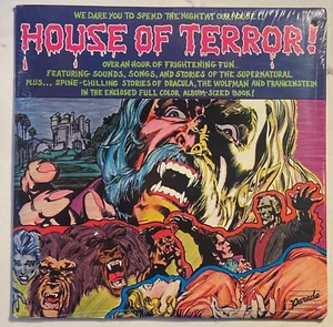 NEAL ADAMS 16 pg COMIC BOOK:Frankenstein*Werewolf*Dracula HOUSE OF TERROR*2LP - Foto 1 di 11