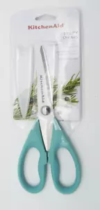 KitchenAid Utility Shears Scissors Aqua Sky NEW - Picture 1 of 3