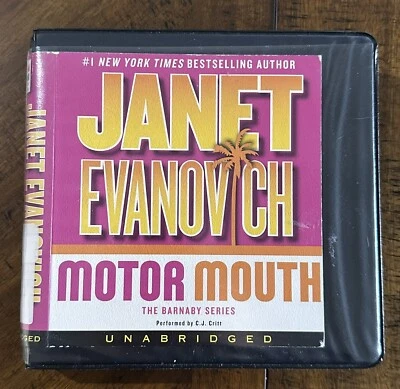 Motor Mouth Janet Evanovich Barnaby & Hooker Unabridged Audiobook Combined Ship Foto 1 de 2