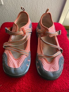 Chaco Outcross Evo Damen-Sandalen Größe 10M orange Mary Jane Wander-/Wasserschuhe - Bild 1 von 12