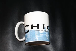 Starbucks Chicago Barista Skyline Series One Coffee Mug 2002 Windy City Cup 16oz - Picture 1 of 3