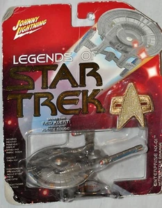 Johnny Lightning Legends of Star Trek Enterprise NX-01 Battle Damage Loose New - Picture 1 of 6