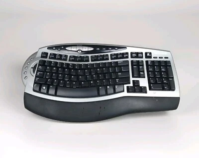 Microsoft Wireless Comfort Keyboard 4000 # 1045 Ergonomic Keyboard No Dongle - Image 1 of 4