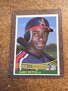 1984 Donruss Baseball # 647 Gary Pettis - Picture 1 of 2