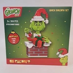 Dr. Seuss The Grinch Up The Chimney Grinch Brick Building Set 504 Pcs Brickcraft - Picture 1 of 5