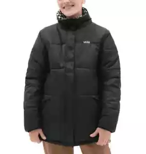 Vans Womens "Send It" Reversible MTE Puffer Jacket / Black Checker / RRP £130 - Picture 1 of 7