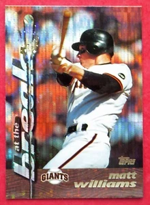 1995 Topps Traded & Rookies - Matt Williams Power Booster #10T (Giants) - Bild 1 von 2