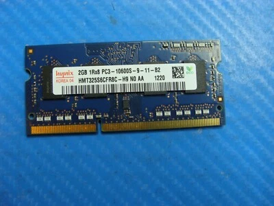 MacBook A1286 Hynix 2GB 1Rx8 PC3-10600S SO-DIMM Memory RAM HMT325S6CFR8C-H9 #4 - Image 1 of 2