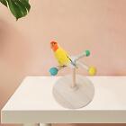 Birds Wood Perches Parrot Playstand Freestanding Standing Bird Cage Accessories