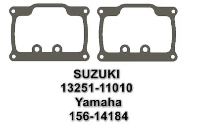 Прокладка поплавковой чаши карбюратора Mikuni Yamaha 156-14184 Suzuki 13251-11010 2 шт. - Изображение 1 из 2