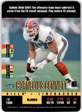 1995 Donruss Red Zone #NNO Cornelius Bennett Buffalo Bills SP *READ*