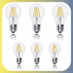 6PCS E27 4W LED Bulb Filament Vintage Edison Light 220V Lighting cold white - Picture 1 of 4