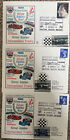Silverstone Silver Jubilee 1973 Dawn First Day Cover Set Of 3