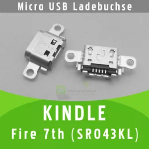 ✅ Amazon KINDLE Fire 7th SR043KL prise micro USB DC prise de charge port connecteur - Photo 1/1
