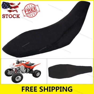 Fit For 2008-2018 Honda Sportrax Trx 400 EX Replacement Cloth Seat Cover Black - Image 1 of 4