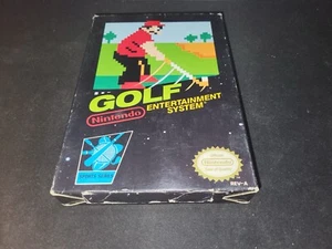 Golf Caja Negra Auténtica Nintendo NES EXCELENTE+ Estado COMPLETO y Caja! - Imagen 1 de 11